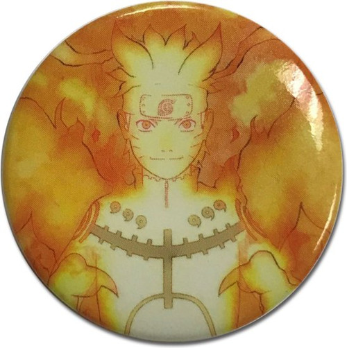 Naruto Shippuden Kyuubi Chakra Mode Anime Button GE-15299