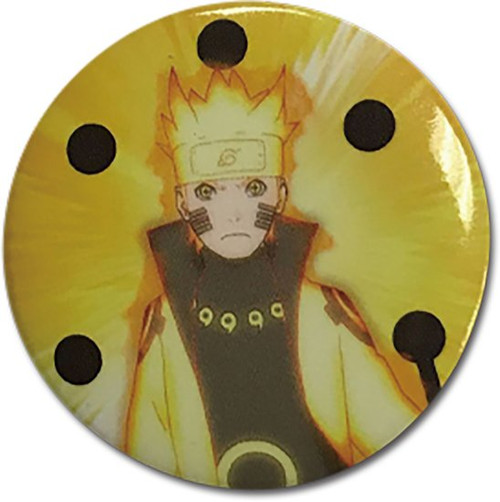 Naruto Shippuden Six Path Sage Mode Anime Button GE-15301