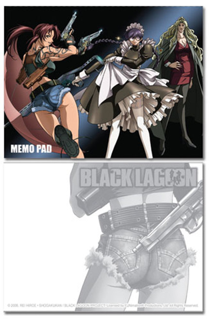 Black Lagoon Characters Anime Memo Pad GE-72060