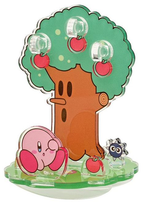 Kirby Whispy Woods & Gordo (2021) Ensky Japan Moving Acrylic Diorama Stand