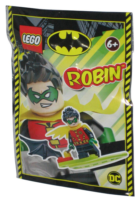 LEGO DC Robin w/ Surf Board Mini Figure 212114 - (Foil Bag Packaging)
