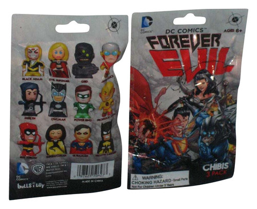 DC Comics Forever Evil Chibis Figure 3-Pack Lot - (2 Blind Packs)