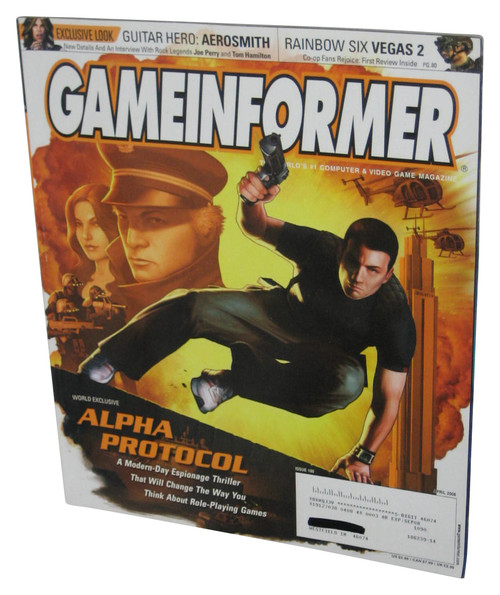 Game Informers Alpha Protocol April 2008 Official Magazine Book Issue #180