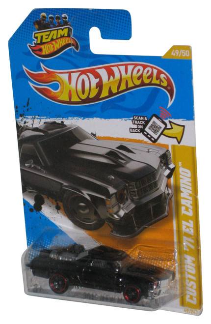 Hot Wheels 2012 New Models Custom '71 El Camino Black Toy Car #49/50
