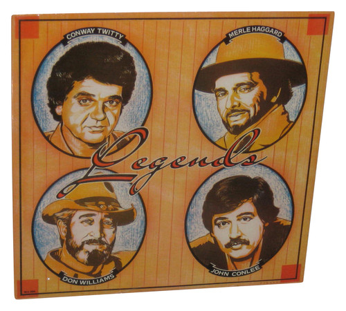 Legends Conway Twitty Merle Haggard Don Williams & John Conlee (1986) LP Vinyl Record