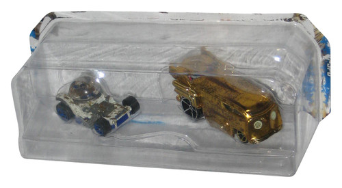 Star Wars Hot Wheels C-3PO & R2-D2 Character Vehicles (2014) Mattel Toy Car 2-Pack - (Missing Blister Card)