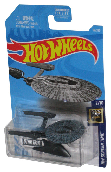 Hot Wheels HW Screen Time 7/10 (2017) Star Trek USS Vengeance Gray Toy Vehicle 52/250