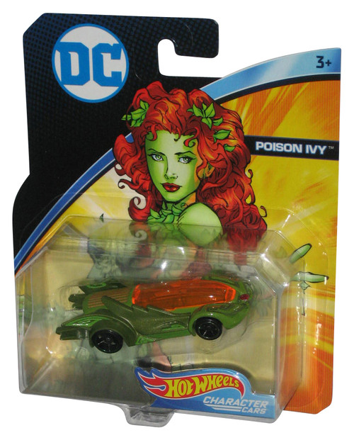 DC Comics Poison Ivy Character Cars Hot Wheels (2016) Mattel Die-Cast Toy Car -