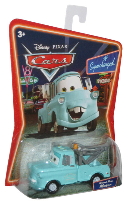 Disney Cars Brand New Mater Supercharged Blue Mattel Die Cast Toy Car