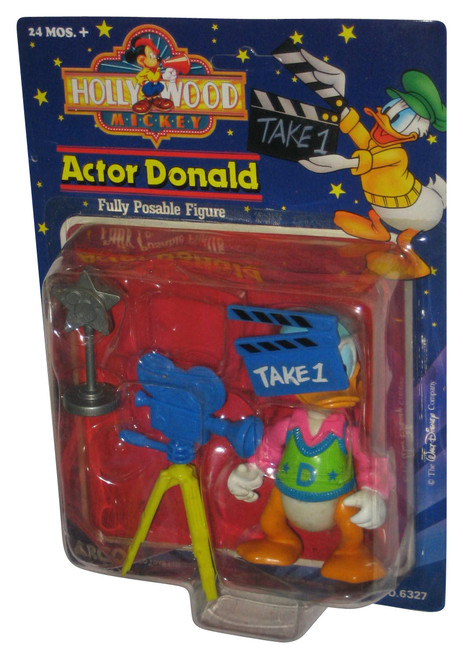 Disney Hollywood Mickey Mattel Arco Toys Actor Donald Action Figure - (B)