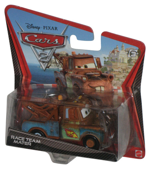 Disney Pixar Cars 2 Movie Race Team Mater (2010) Mattel Die Cast Toy Car #1