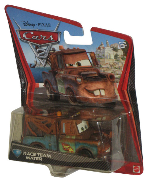 Disney Pixar Cars 2 Movie Race Team Mater (2010) Mattel Die-Cast Toy Car