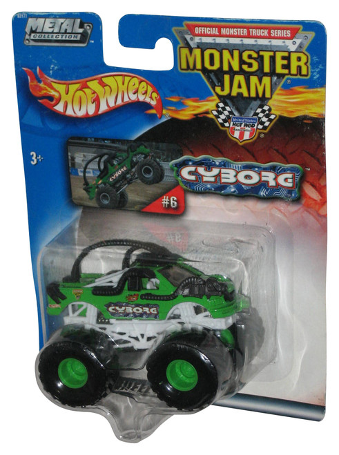 Hot Wheels Monster Jam Cyborg Metal Collection (2002) Mattel 1:64 Toy Truck -