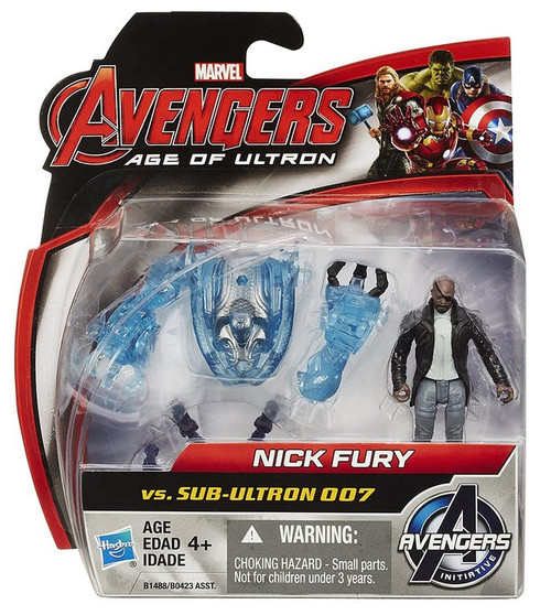 Marvel Avengers Age of Ultron Nick Fury Vs. Sub-Ultron 007 2.5-inch Figure 2-Pack -