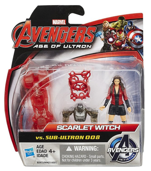 Marvel Avengers Age of Ultron Scarlet Witch vs Sub-Ultron 008 2.5-inch Figure 2-Pack Set