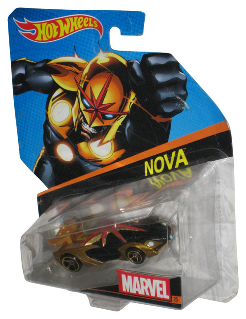Marvel Comics Nova (2015) Hot Wheels Die-Cast Toy Car #25 - (Minor Shelf Wear)
