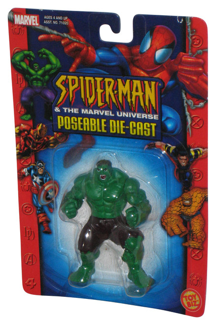 Marvel Spider-Man Die-Cast Poseable Web Glove (2002) Toy Biz 2.5 Inch Figure -