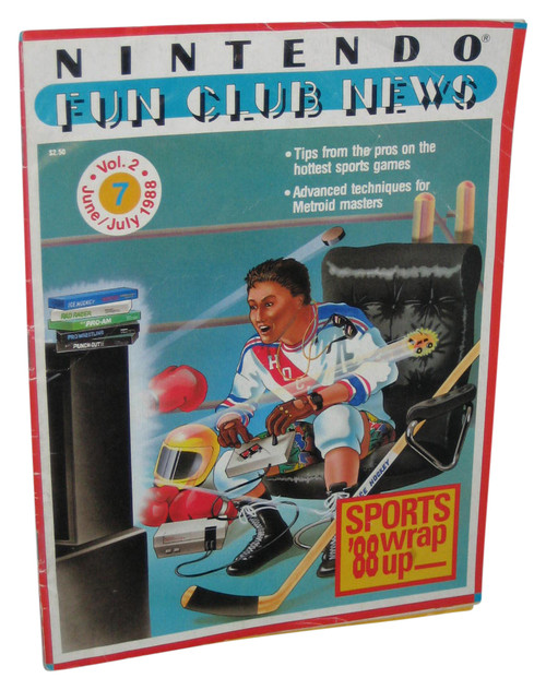 Nintendo Fun Club News Vol 2 June / July (1988) Sports '88 Wrap Up Magazine Book