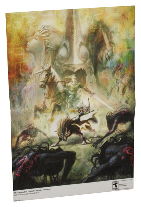 Nintendo Power Legend of Zelda Phantom Hourglass & Twilight Princess Double Sided Poster -