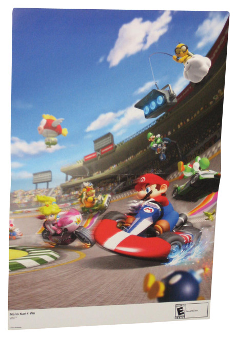 Nintendo Power Super Mario Kart Wii Double-Sided Poster