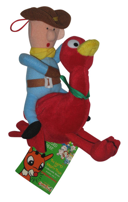 Rudolph Island of Misfit Toys Misfit Cowboy On Ostrich (1999) CVS Toy Plush -
