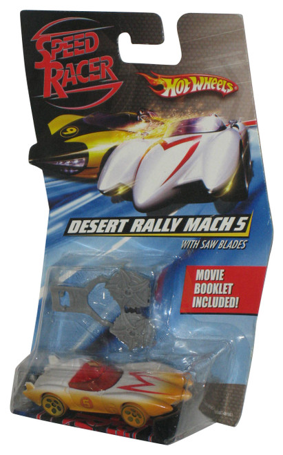 Speed Racer Movie Hot Wheels (2007) Mattel Desert Rally Mach 5 Toy Car w/ Saw Blades -