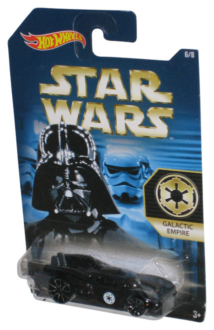 Star Wars Hot Wheels (2015) Galactic Empire Prototype H-24 Darth Vader Toy Car 6/8 -