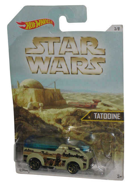 Star Wars Hot Wheels (2015) Tatooine The Vanster Toy Car 3/8 -