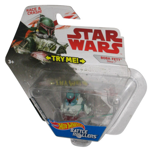 Star Wars Hot Wheels Battle Rollers (2017) Boba Fett Slave I Micro 1-Inch Toy Vehicle -