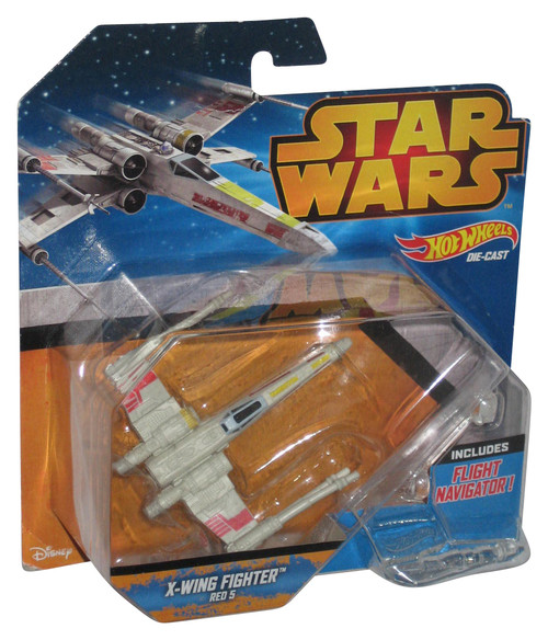 Star Wars Hot Wheels Starship (2014) Mattel X-Wing Fighter Red 5 Die-Cast Toy