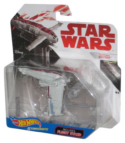 Star Wars Hot Wheels The Last Jedi (2017) Resistance Bomber Starships Toy Vehicle -