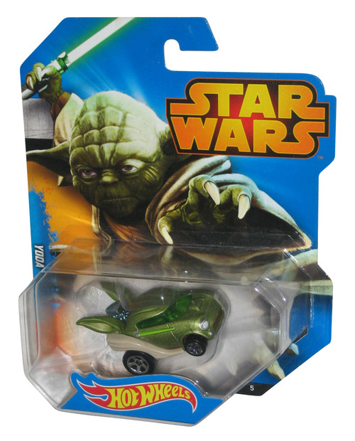Star Wars Hot Wheels Yoda (2014) Mattel Die-Cast Toy Character Car