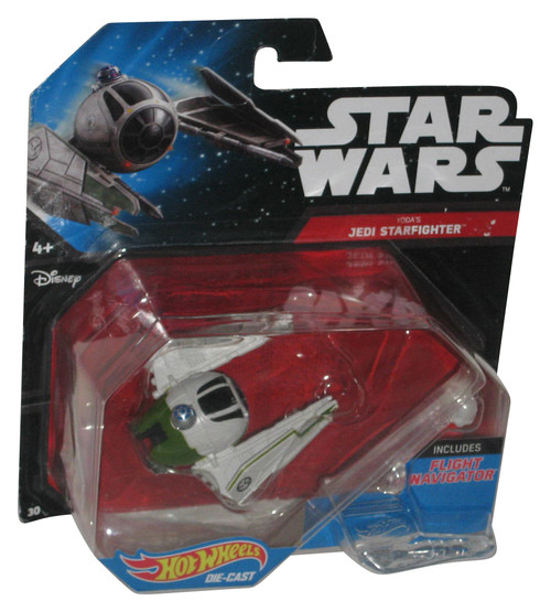 Star Wars Hot Wheels Yoda's Jedi Starfighter (2015) Die-Cast Toy Vehicle -
