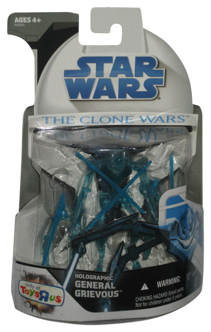 Star Wars Clone Wars (2008) Holographic General Grievous Figure - (Toys R Us Exclusive)