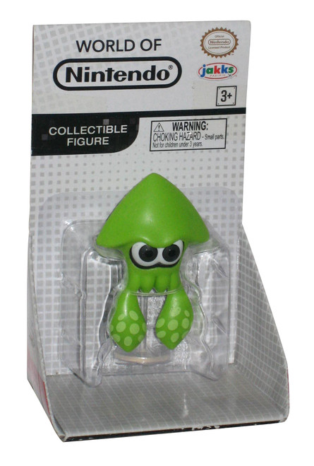 World of Nintendo Splatoon Green Squid Jakks Pacific Mini Figure -