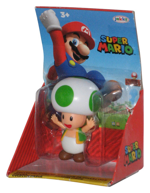 World of Nintendo Super Mario Bros. (2021) Green Toad Collectible Figure -