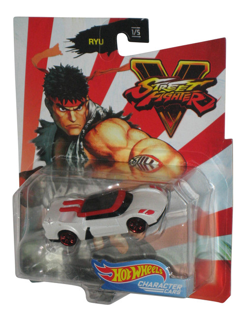 Street Fighter V Series 1/5 Hot Wheels (2019) Character Cars Ryu Toy Car - (Damaged Packaging)