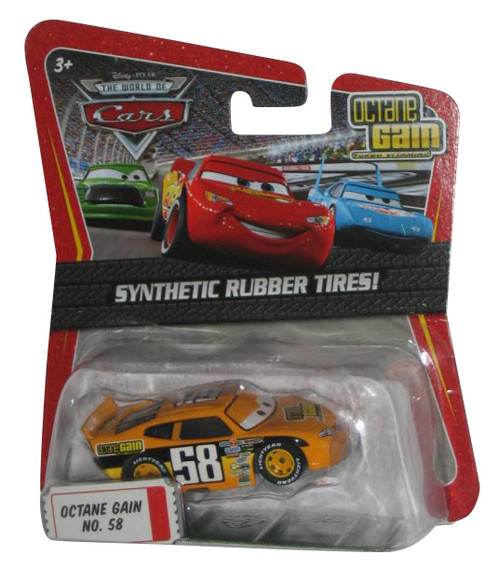 Disney Cars Movie Exclusive Synthetic Rubber Tires Octane Gain #58 Car