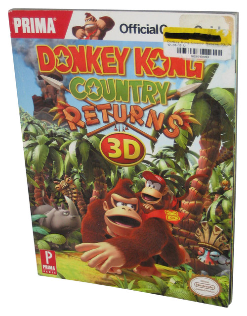 Donkey Kong Country Returns 3D Prima Official Strategy Guide Book