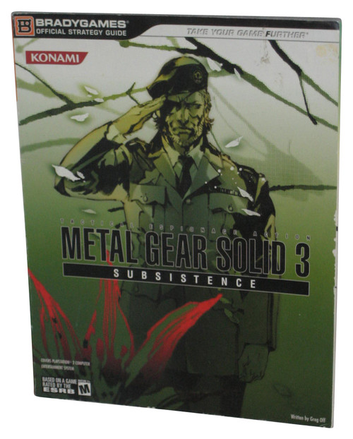 Metal Gear Solid 3 Subsistence Brady Games Official Strategy Guide Book