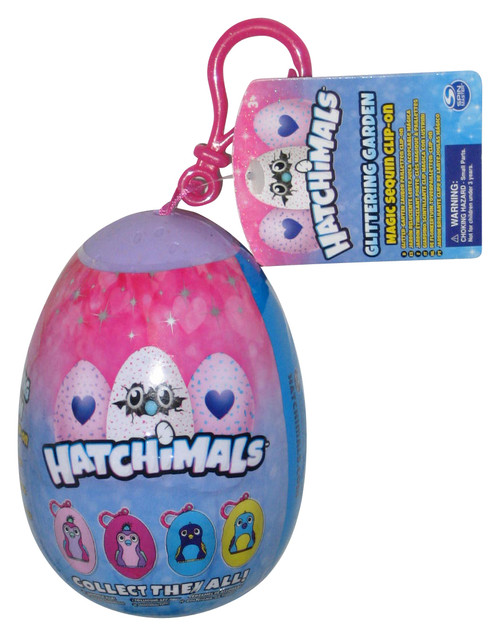 Hatchimals Glittering Garden (2018) Magic Sequin Clip-On Sealed Mystery Egg - (1 Random)