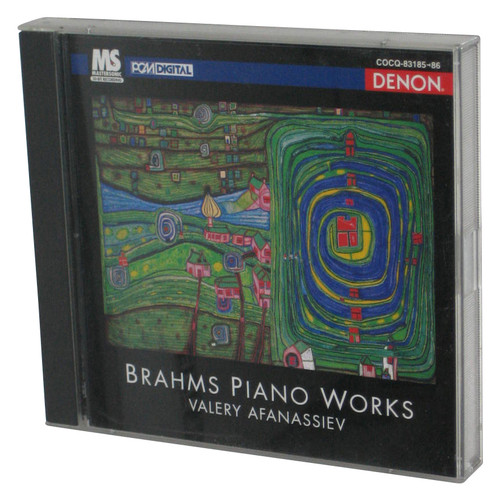 Brahms Piano Works Valery Afanassiev (1999) Audio Music CD Box Set - (2CDs)