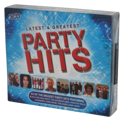 Latest & Greatest Party Hits (2011) Audio Music CD Box Set - (3CDs)