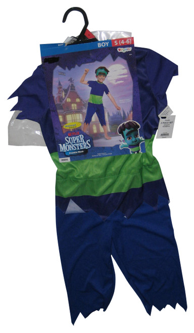 Super Monsters Frankie Mash Wal-Mart Exclusive Jumpsuit Costume - (Boys Size Small 4-6)