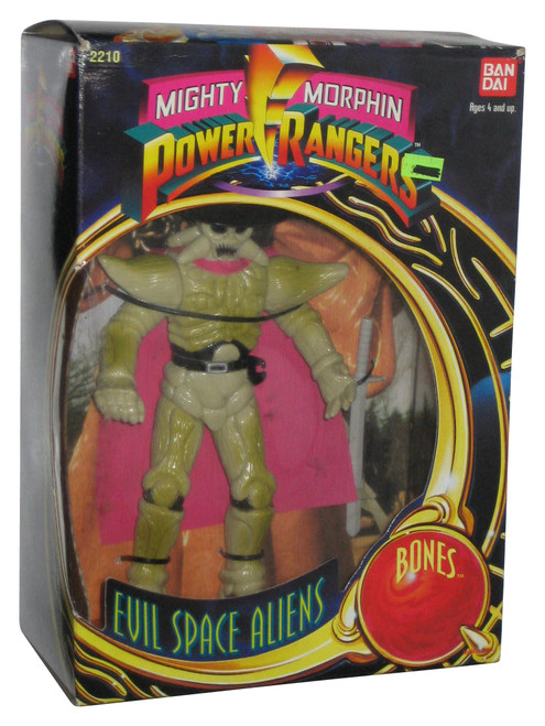 Mighty Morphin Power Rangers Evil Space Aliens Bones (1993) Bandai Figure