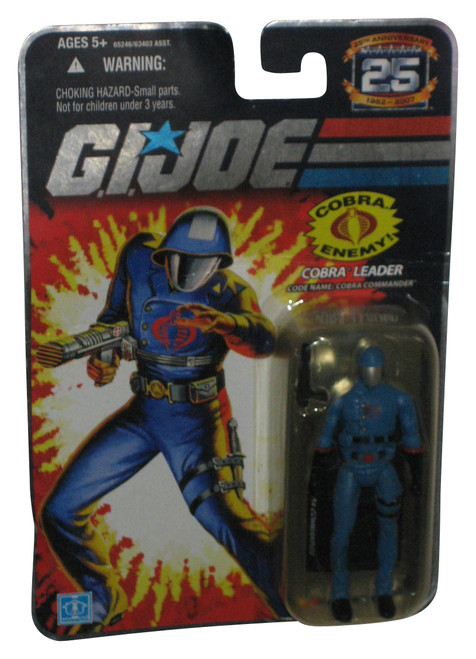 GI Joe 25th Anniversary (2007) Cobra Commander Leader 3.75 Inch Figure