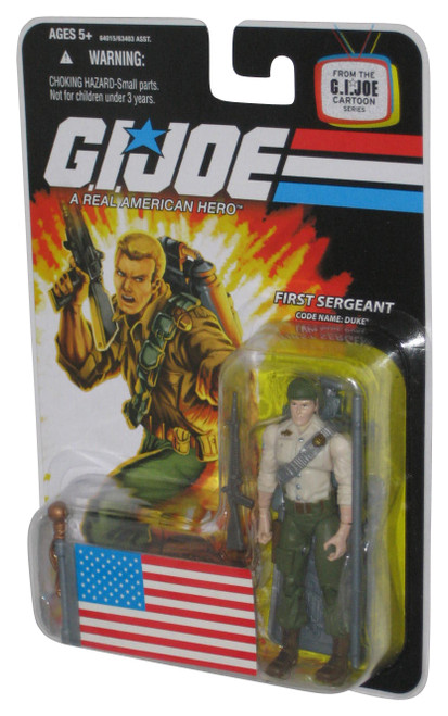 GI Joe Cartoon Series Duke First Sergeant (2007) Hasbro 3.75 Inch Action Figure