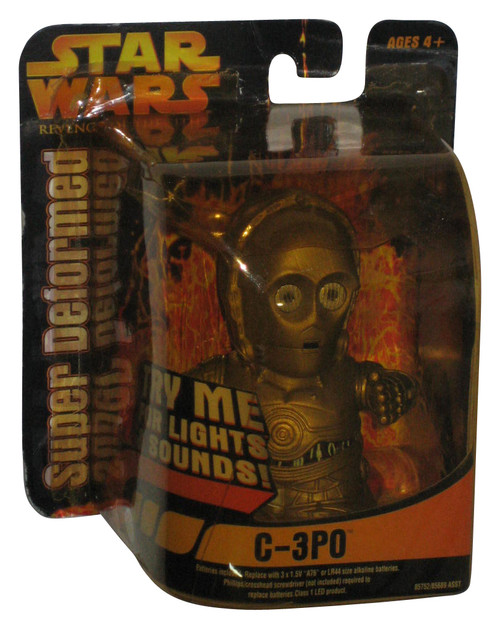 Star Wars Revenge of The Sith Super Deformed C-3PO Lights & Sounds Figure - (Damaged Packaging)