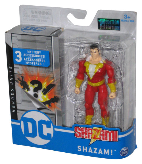 DC Comics Heroes Unite Shazam Spin Master 1st Edition 4-Inch Figure