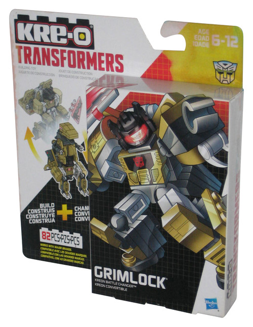 Transformers Kre-O Grimlock (2015) Hasbro Kreon Battle Changer Convertible Toy Figure - (Damaged Packaging)